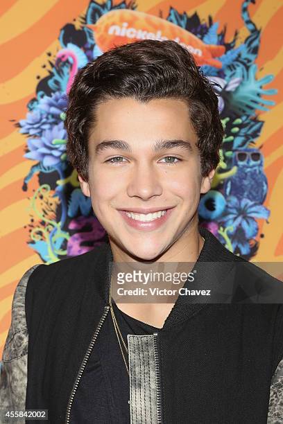 Austin Mahone attends the Nickelodeon Kids' Choice Awards Mexico 2014 at Pepsi Center WTC on September 20, 2014 in Mexico City, Mexico.