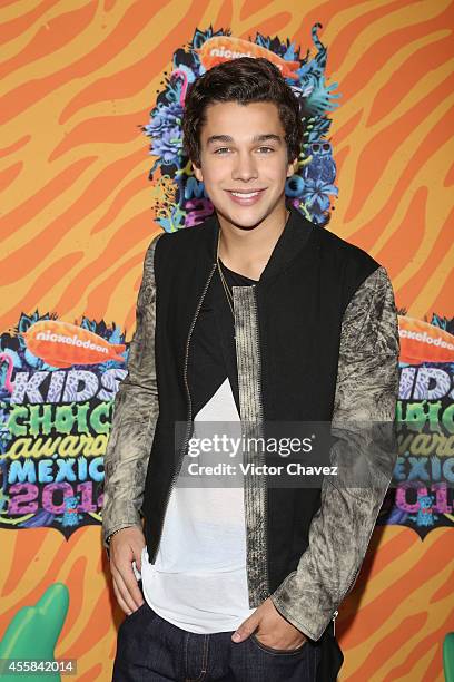 Austin Mahone attends the Nickelodeon Kids' Choice Awards Mexico 2014 at Pepsi Center WTC on September 20, 2014 in Mexico City, Mexico.