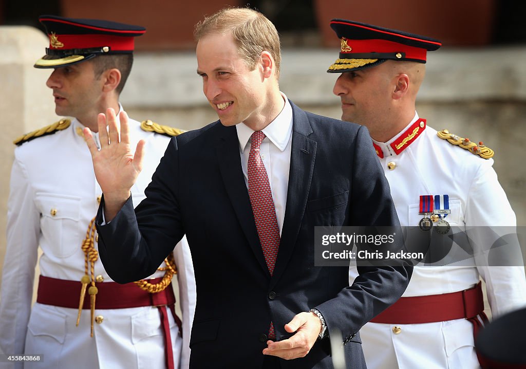 The Duke Of Cambridge Visits Malta - Day 2