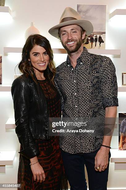 Nikki Reed and Paul McDonald attend Timberland Acoustic Night In at Bollare showroom on December 12, 2013 in Los Angeles, California.