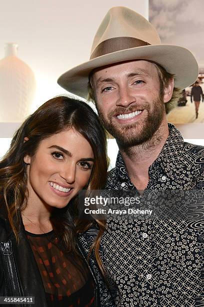 Nikki Reed and Paul McDonald attend Timberland Acoustic Night In at Bollare showroom on December 12, 2013 in Los Angeles, California.