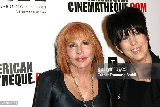 Songwriter Diane Warren and Kathy Nelson arrive at the 27th American Cinematheque Award honoring Jerry Bruckheimer at The Beverly Hilton Hotel on...