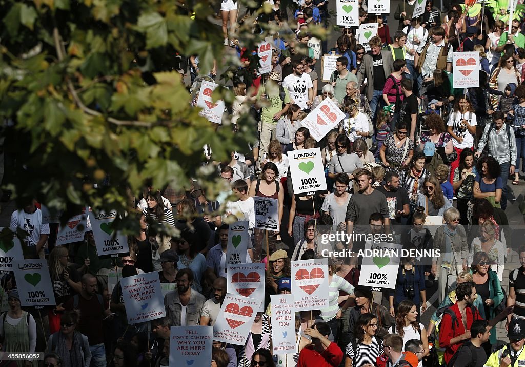 BRITAIN-ENVIRONMENT-CLIMATE-DEMONSTRATION