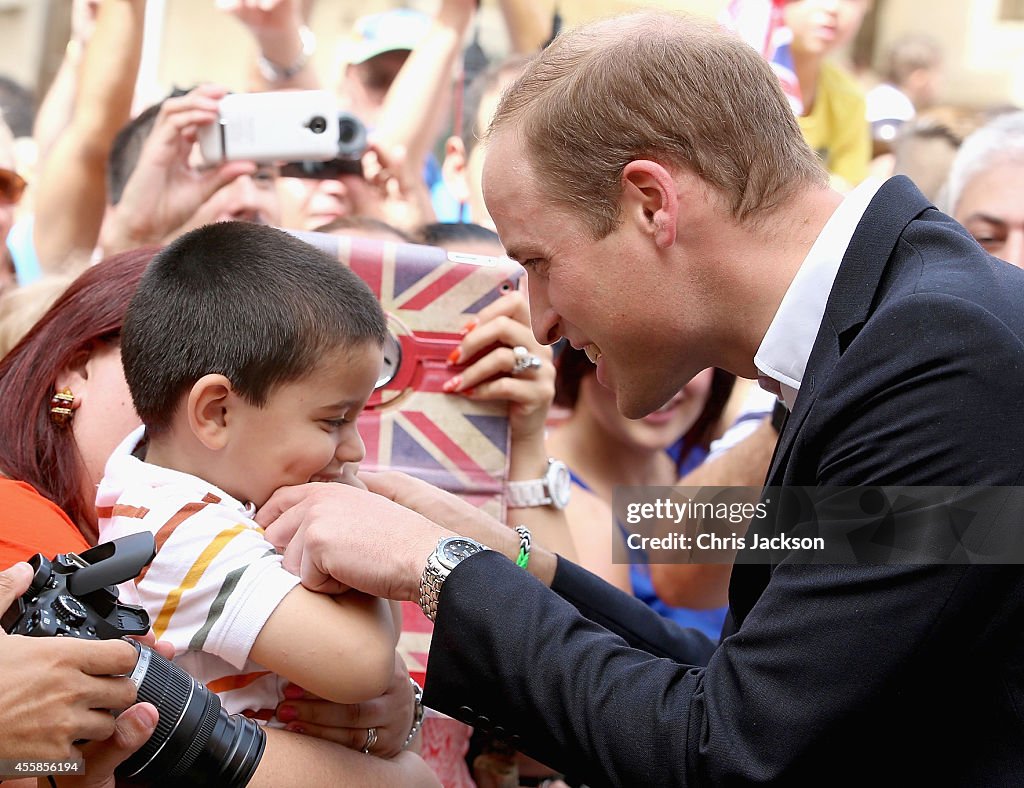 The Duke Of Cambridge Visits Malta - Day 2