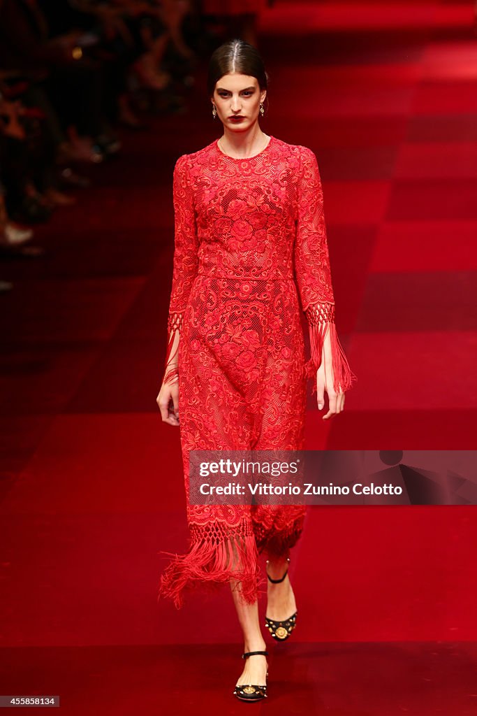 Dolce & Gabbana - Runway - Milan Fashion Week Womenswear Spring/Summer 2015