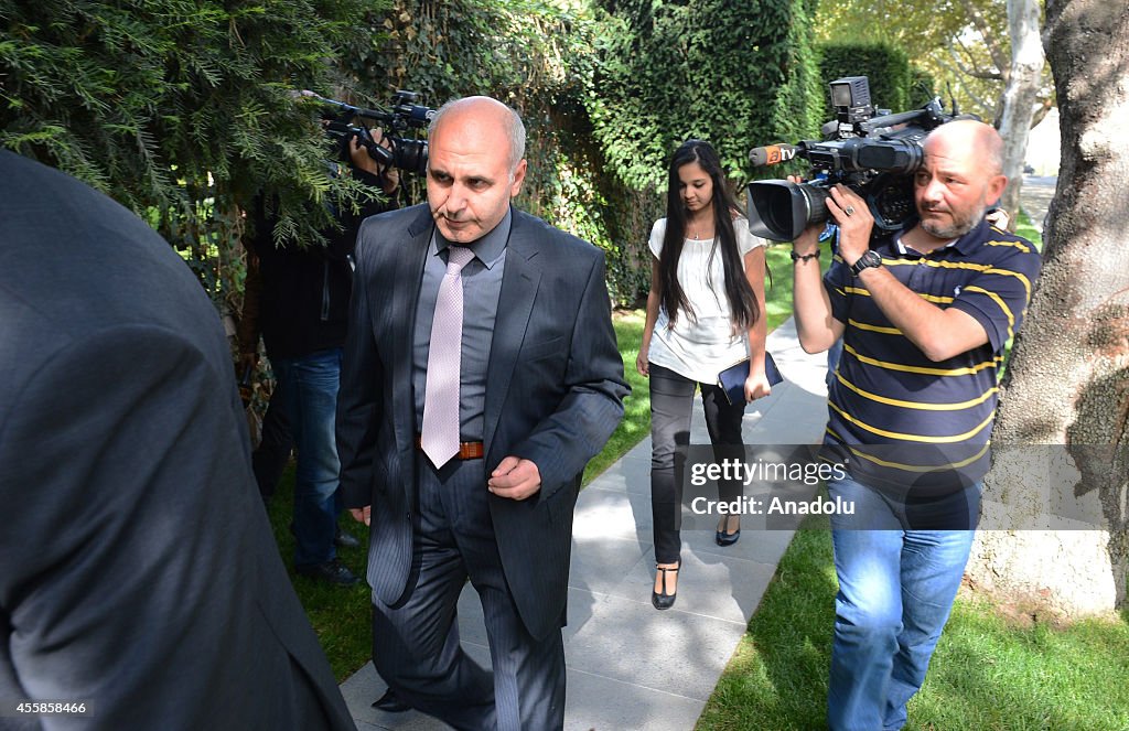 Freed Turkish hostages arrives Cankaya Palace to visit Turkish President