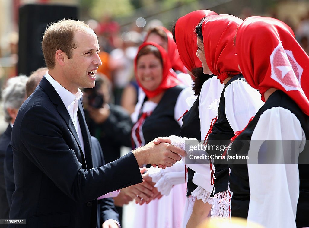 The Duke Of Cambridge Visits Malta - Day 2