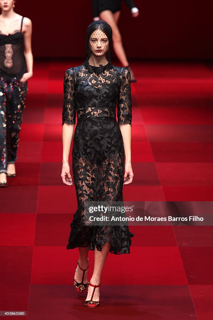 Dolce & Gabbana - Runway - Milan Fashion Week Womenswear Spring/Summer 2015