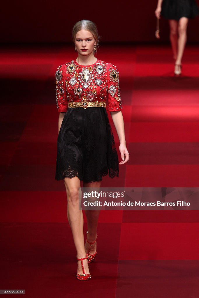 Dolce & Gabbana - Runway - Milan Fashion Week Womenswear Spring/Summer 2015