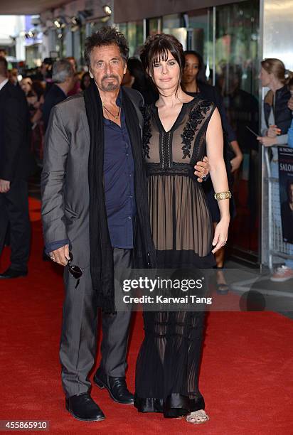 Al Pacino and Lucila Sola attend a screening of "Salome and Wilde Salome" at BFI Southbank on September 21, 2014 in London, England.