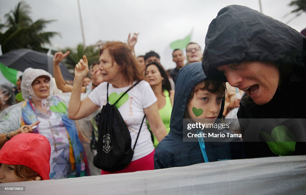 Rio De Janeiro Holds Climate March