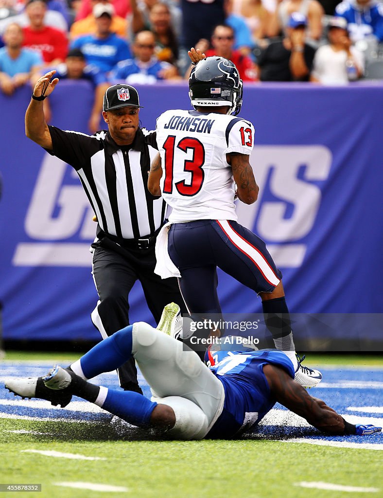 Houston Texans v New York Giants