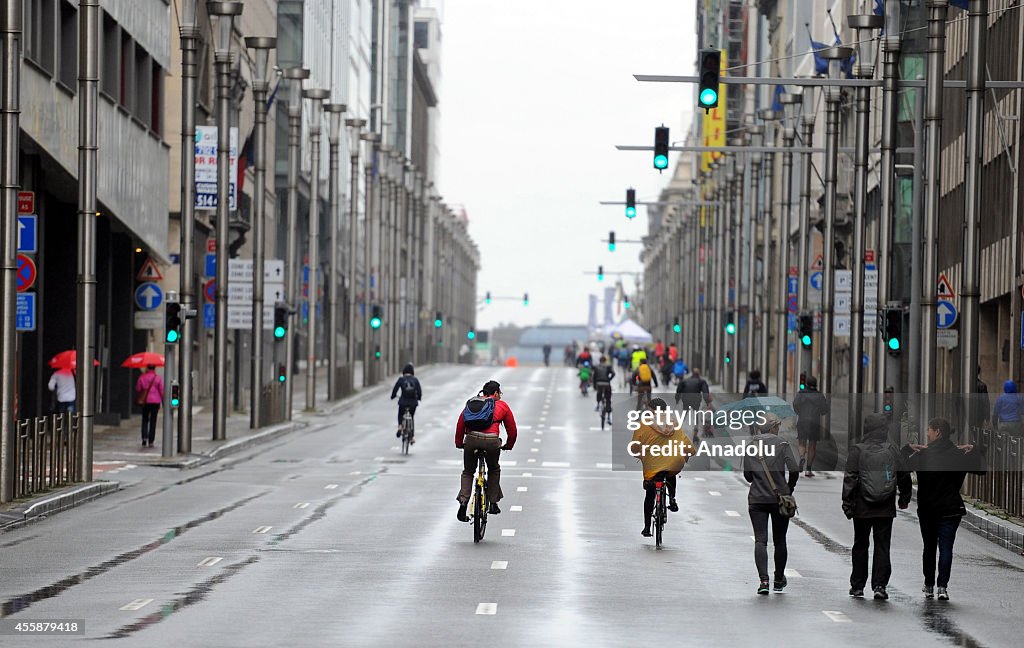 Car Free Sunday in Brussels