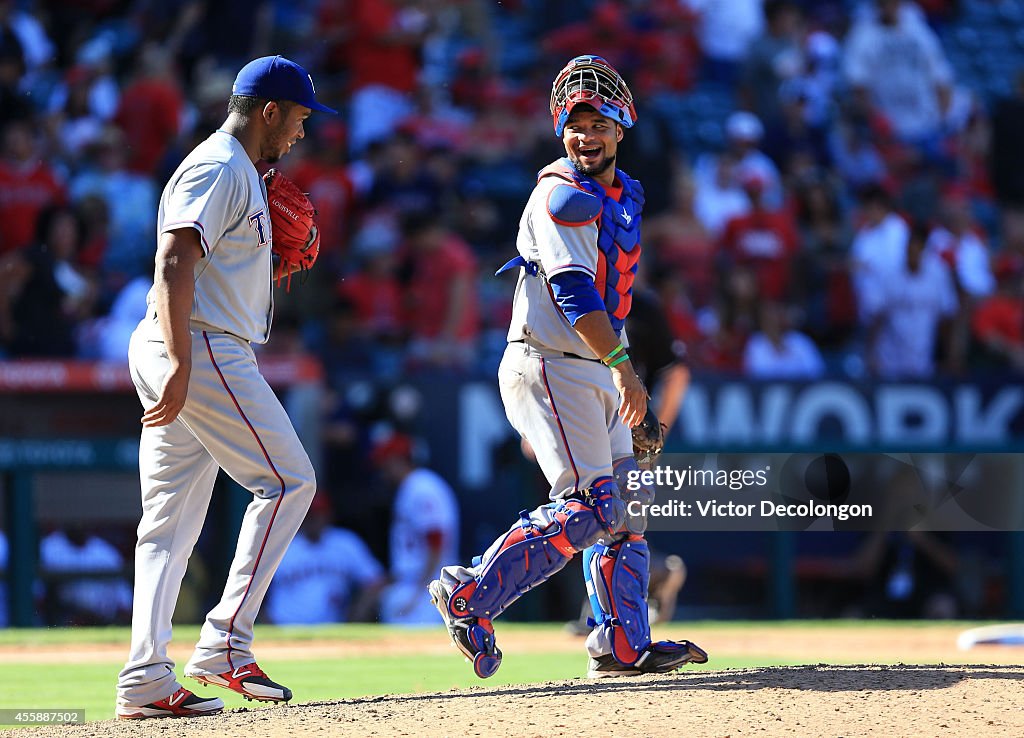 Texas Rangers v Los Angeles Angels of Anaheim