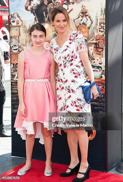 Actress Amy Brenneman arrives at the premiere of Premiere Of Focus Features' "The Boxtrolls" at Universal CityWalk on September 21, 2014 in Universal...