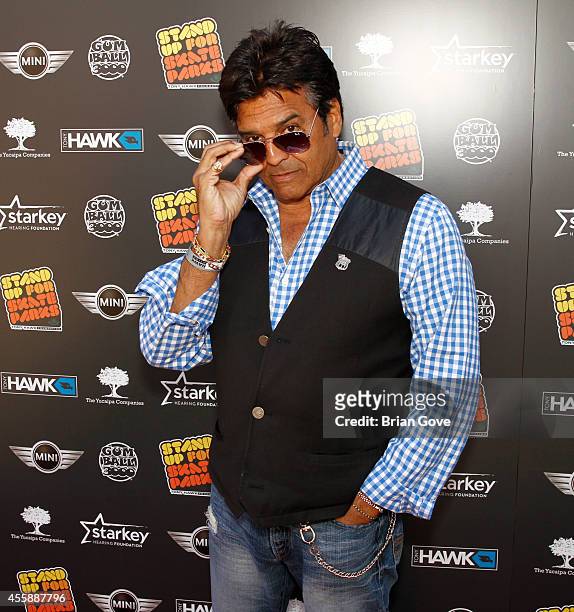 Erik Estrada attends 11th Annual Tony Hawk's Stand Up For Skateparks Benefit at Ron Burkle's Green Acres Estate on September 21, 2014 in Beverly...