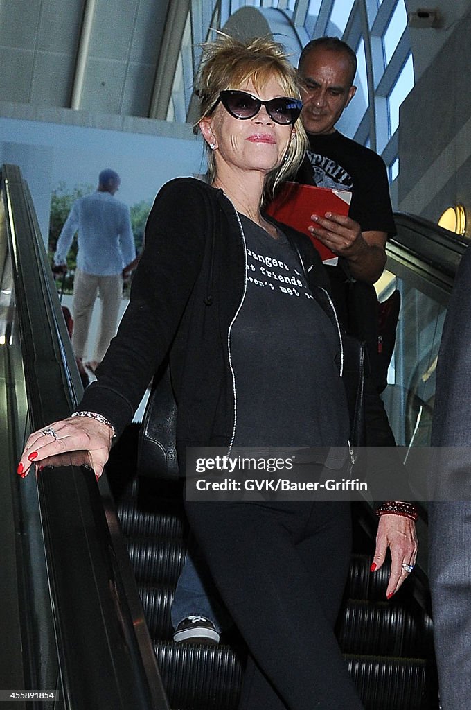 Celebrity Sightings In Los Angeles - September 21, 2014