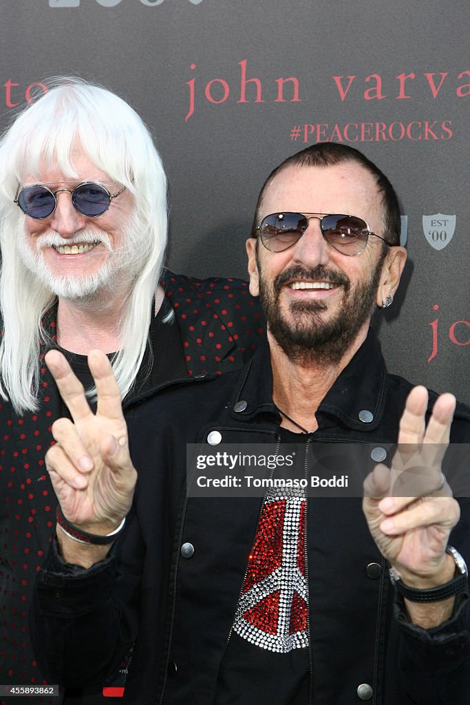 John Varvatos And Ringo Starr Celebrate International Peace Day