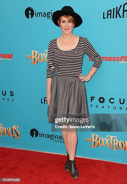 Actress Molly Ringwald attends the premiere of "The Boxtrolls" at Universal CityWalk on September 21, 2014 in Universal City, California.