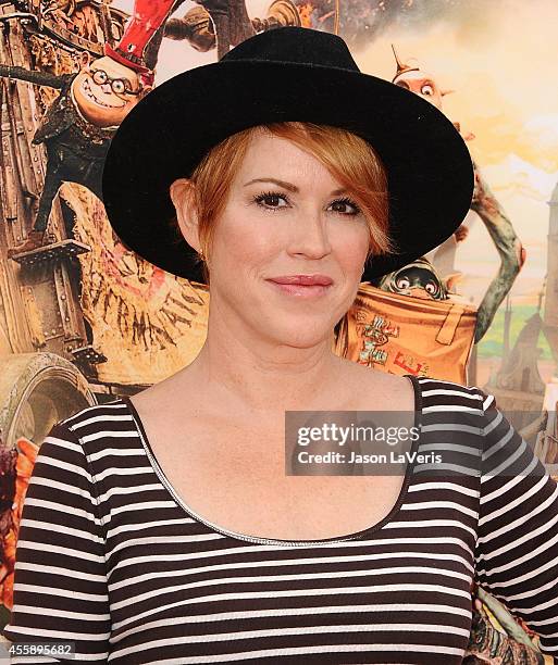 Actress Molly Ringwald attends the premiere of "The Boxtrolls" at Universal CityWalk on September 21, 2014 in Universal City, California.