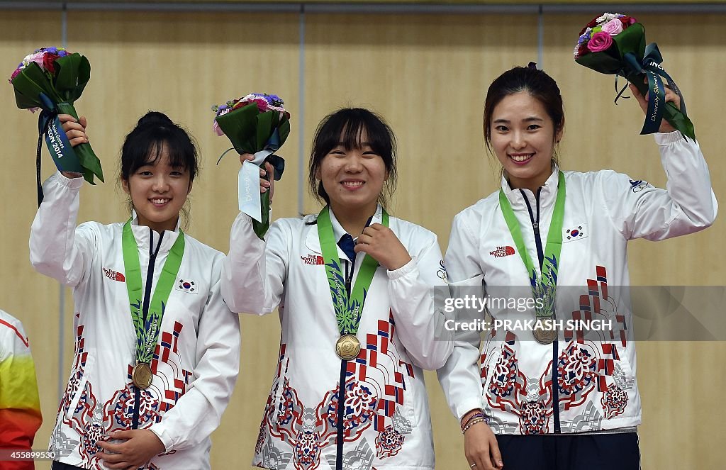 ASIAD-2014-SHOOTING-PODIUM