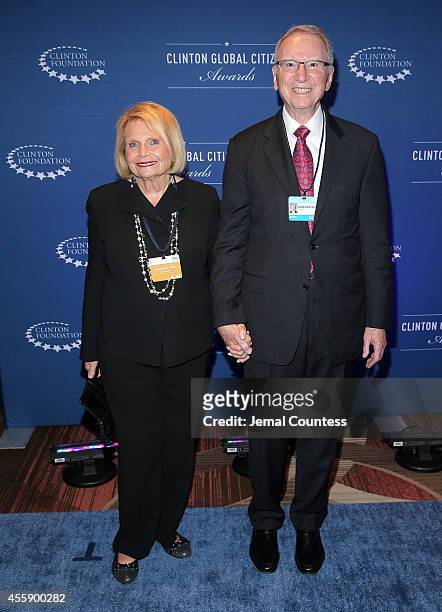 Joan Jacobs and Irwin Jacobs attend the 8th Annual Clinton Global Citizen Awards at Sheraton Times Square on September 21, 2014 in New York City.
