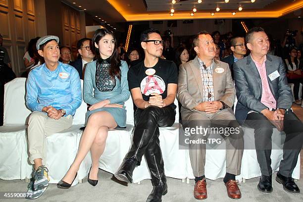 Nick Cheung attends a charity activity in Hongkong, China on 19th September, 2014.