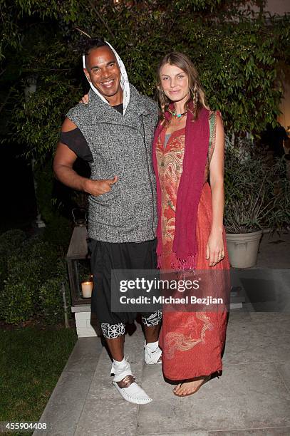 John Nash and Angela Lindvall attend Save Our Soil! Innovative Ways To Stop Climate Change on September 21, 2014 in Los Angeles, California.