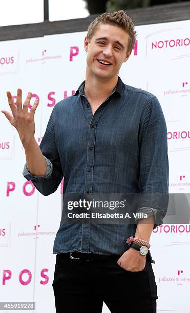 Actor Max Irons attends 'Posh' photocall at Hotel Palazzo Montemartini on September 22, 2014 in Rome, Italy.