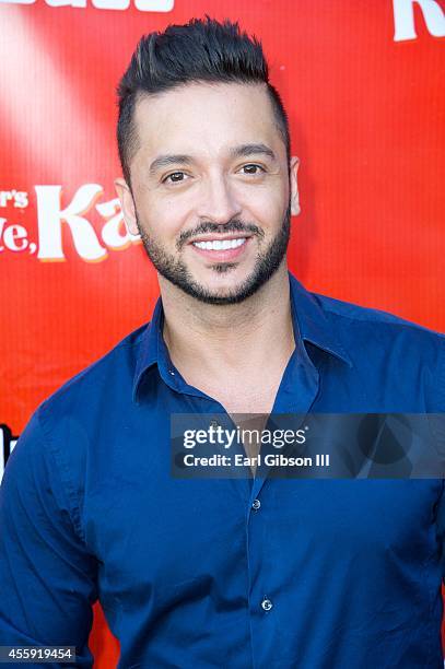 Actor Jai Rodriguez attends the opening night premiere of the musical 'Kiss Me, Kate' at Pasadena Playhouse on September 21, 2014 in Pasadena,...