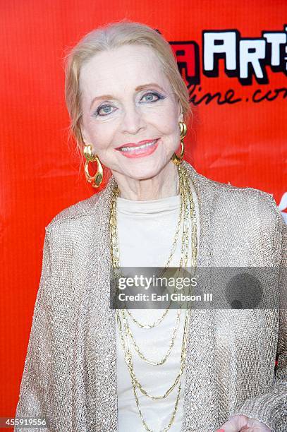 Actress Anne Jeffreys attends the opening night premiere of the musical 'Kiss Me, Kate' at Pasadena Playhouse on September 21, 2014 in Pasadena,...