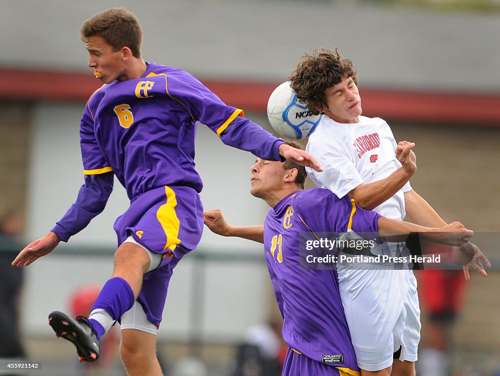 Scarborough vs. Cheverus boys soccer game