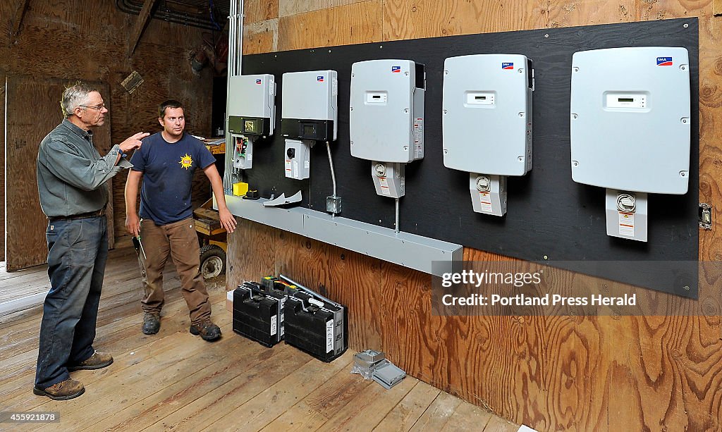 The first community solar farm in Maine.