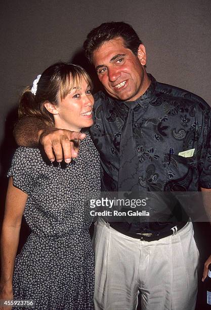 Actor Dan Lauria and wife Eileen Cregg attend the National Veterans Foundation's Fourth Annual Golf Classic on August 10, 1992 at MountainGate...