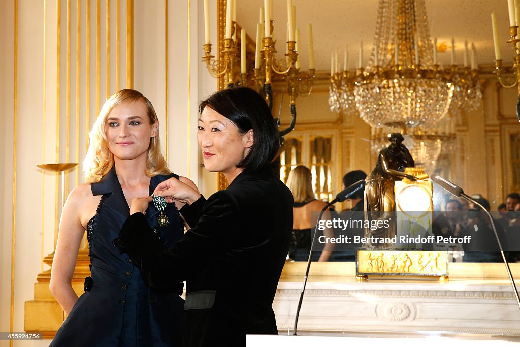 Diane Kruger Decorated At Ministere Of Culture In Paris