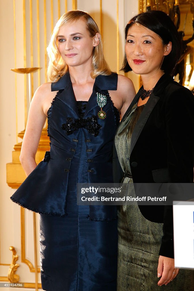 Diane Kruger Decorated At Ministere Of Culture In Paris