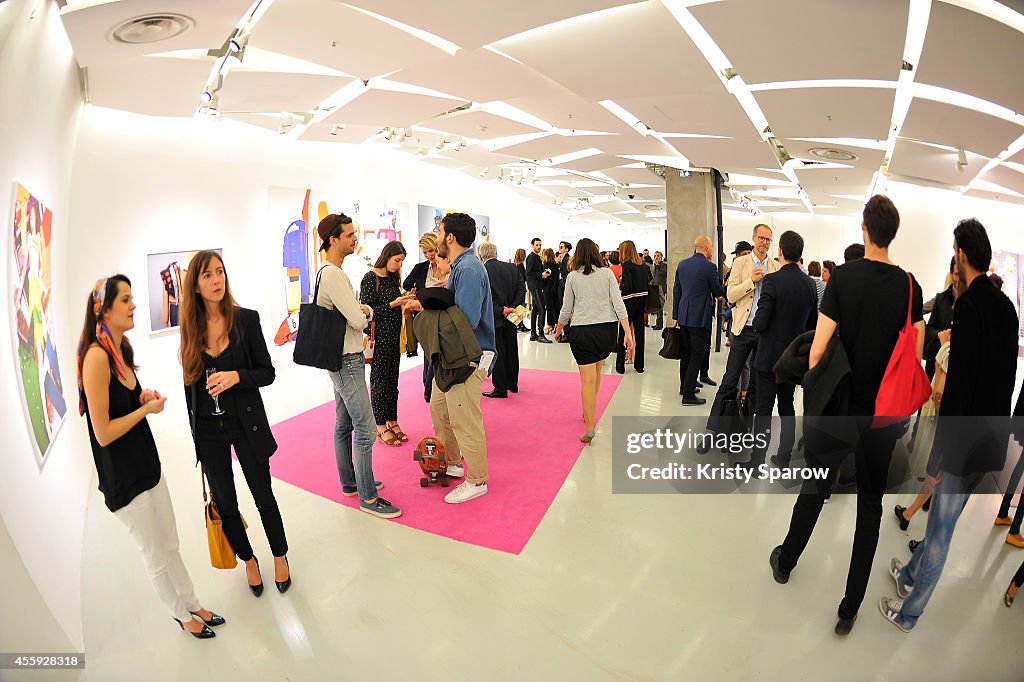 Philippe Jarrigeon : Exhibition Opening At Galeries Lafayette In Paris