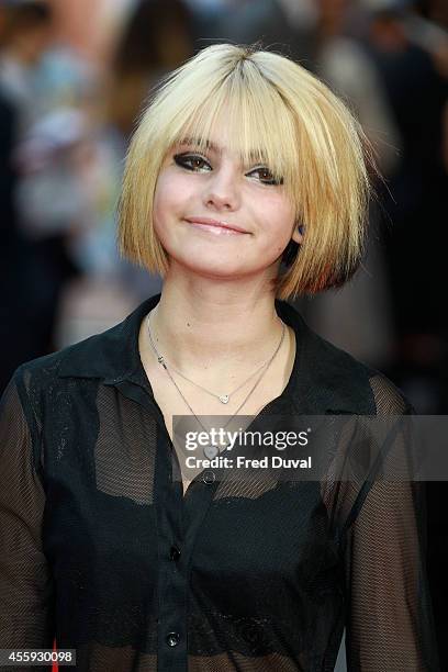 Ramona Marquez attends the What We Did On Our Holiday World Premiere at Odeon West End on September 22, 2014 in London, England.