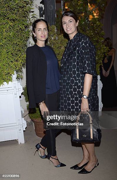 Carolina Adriana Herrera and Ana Garcia Sineriz attend the Zacapa Room opening party at the Casino de Madrid on September 22, 2014 in Madrid, Spain.