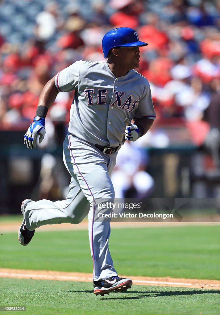 Texas Rangers v Los Angeles Angels of Anaheim