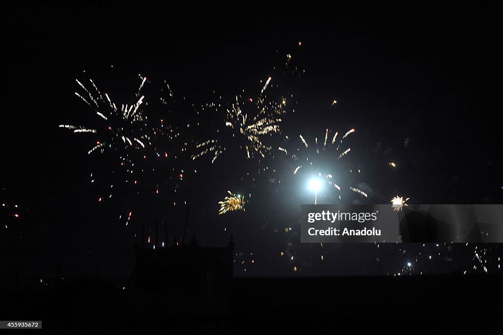 Celebrations of Houthis in Sanaa