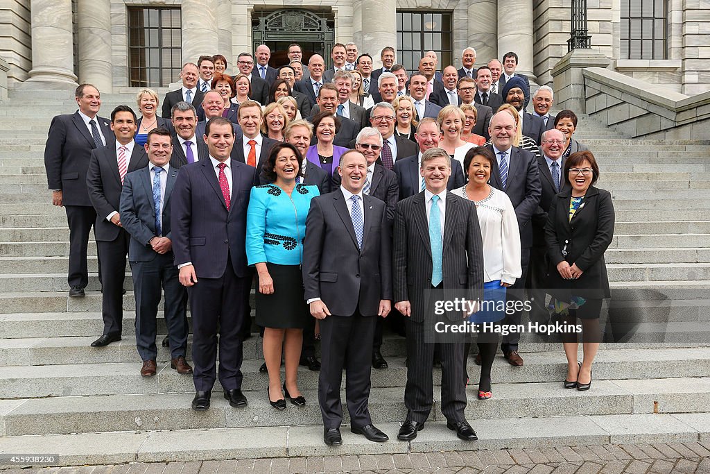 John Key Photo Opportunity With Maori Party & Act Party