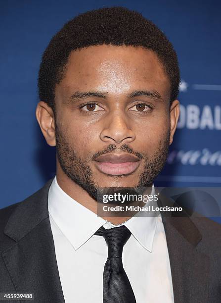 Former professional football player Nnamdi Asomugha attends the 8th Annual Clinton Global Citizen Awards at Sheraton Times Square on September 21,...