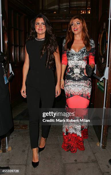 Helen Wood attending the Reality TV awards on September 22, 2014 in London, England.