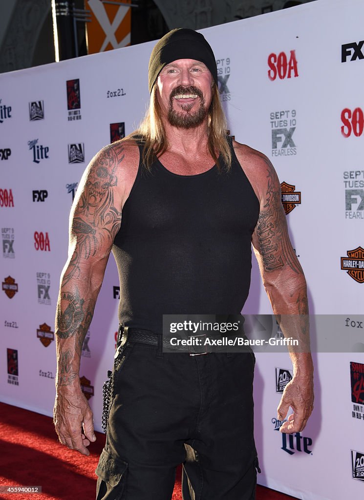 Actor Rusty Actor Rusty Coones arrives at FX's 'Sons Of Anarchy' premiere at TCL ...