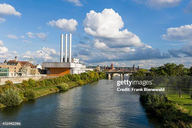 The Heating Plant is located at the river Main and awarded for ist modern architecture.