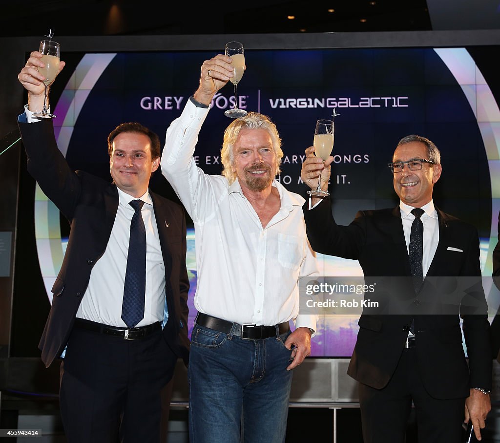 GREY GOOSE, The World's Leading Super Premium Vodka, Announces Its Official Partnership With Richard Branson's Commercial Spaceline, Virgin Galactic