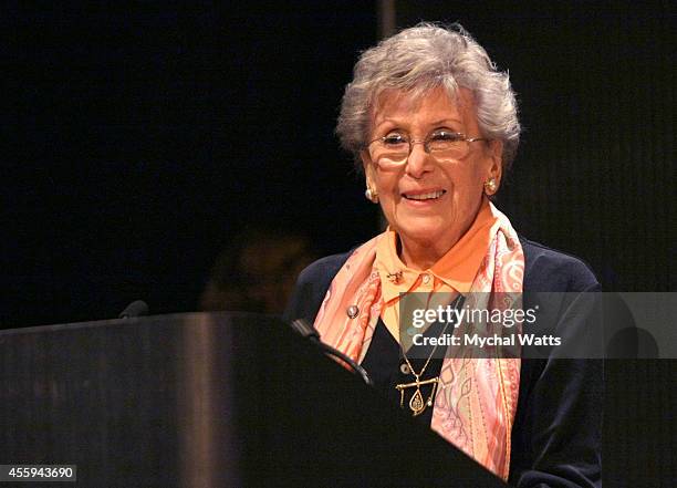 Producer Betty Corwin at The League Of Profesional Theatre Women Presents: Billie Allen And Phylicia Rashad at The New York Public Library for...
