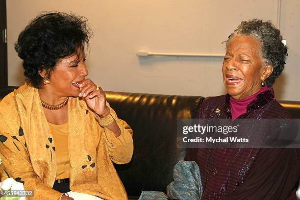 Actress Phylicia Rashad and Actress/Dancer Billie Allen at The League Of Profesional Theatre Women Presents: Billie Allen And Phylicia Rashad at The...