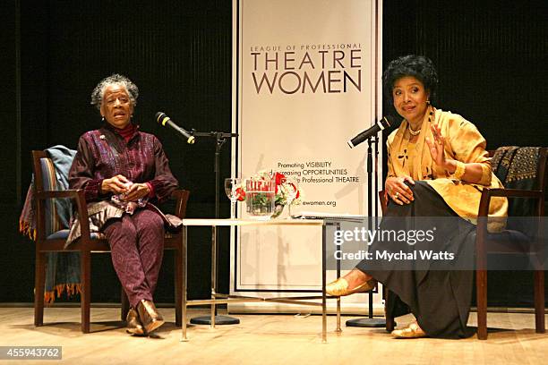 Actress/Dancer Billie Allen and Actress Phylicia Rashad at The League Of Profesional Theatre Women Presents: Billie Allen And Phylicia Rashad at The...